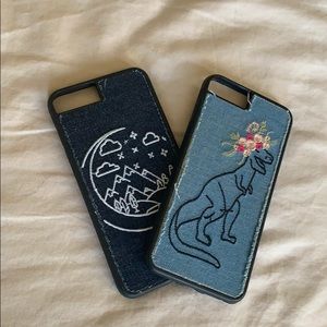 distress jean iphone 7/8 plus phone case
